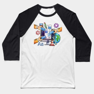 Web Design Concept Baseball T-Shirt